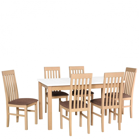 Rozkladací stôl so 6 stoličkami - AL07