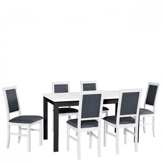 Rozkladací stôl so 6 stoličkami - AL10