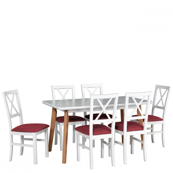 Rozkladací stôl so 6 stoličkami - AL52
