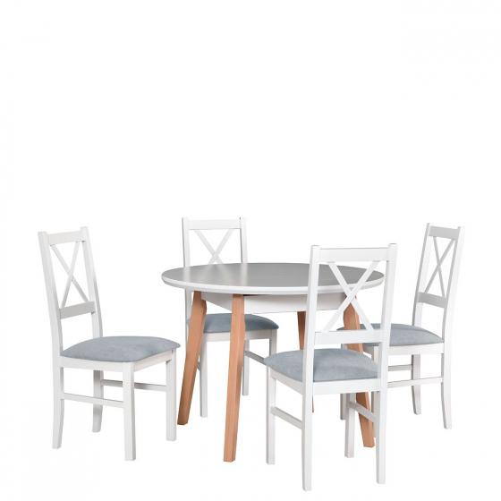 Okrúhly stôl so 4 stoličkami - AL42