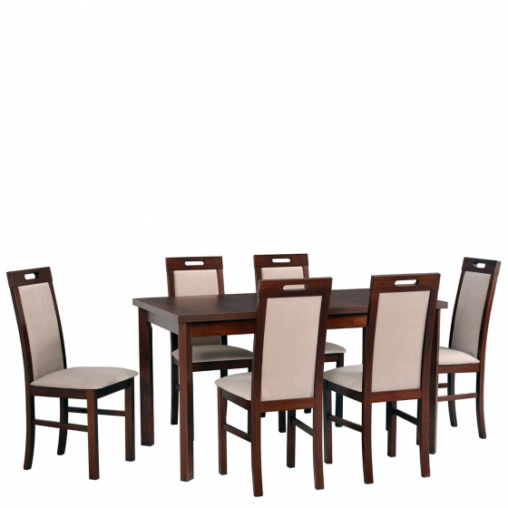 Rozkladací stôl so 6 stoličkami - AL35