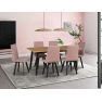 Rozkladací stôl so 6 stoličkami - AL44