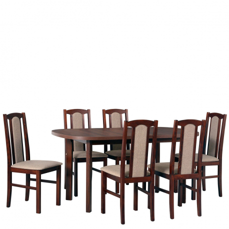 Rozkladací stôl so 6 stoličkami - AL58