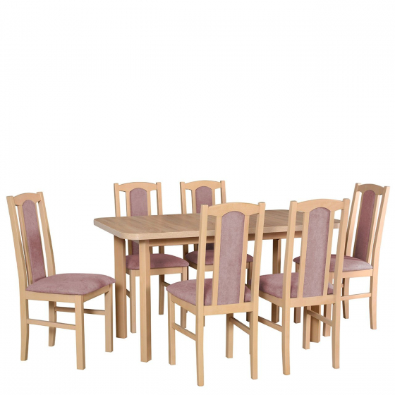 Rozkladací stôl so 6 stoličkami - AL60