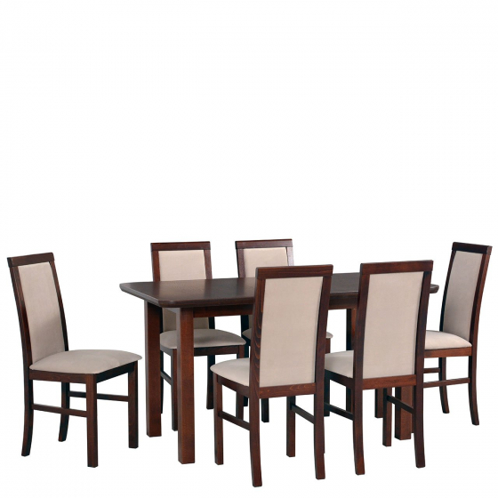 Rozkladací stôl so 6 stoličkami - AL66