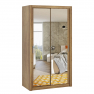 Šatníková skriňa s posuvnými dverami a so zrkadlom Kler SZ120 KE05 Šatníková skriňa s posuvnými dverami a so zrkadlom Kler SZ120 KE05
