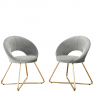 Sada dvoch moderných stoličiek Archie 105