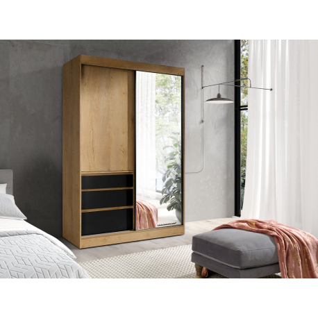 Posuvná skriňa so zrkadlom Etotti 140