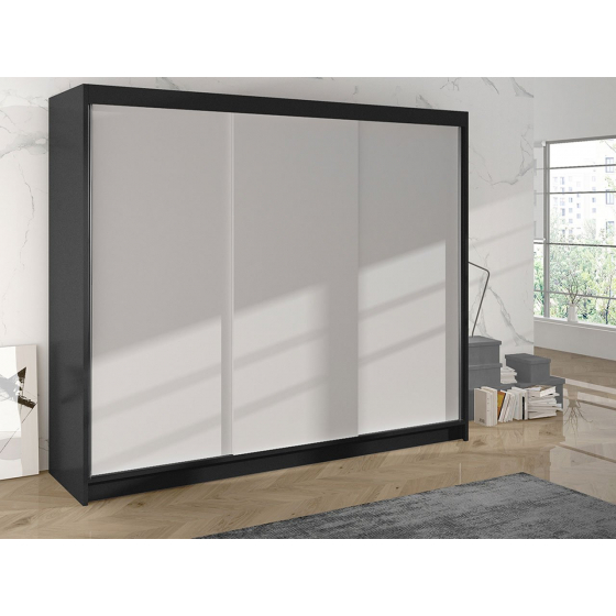 Trojdverová šatníková skriňa Geneva II