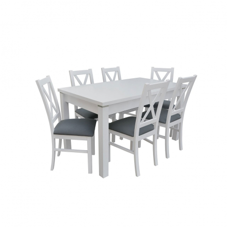 Stôl so stoličkami pre 6 osôb - RK099