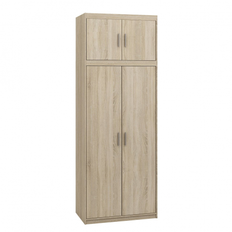 Šatníková skriňa Melen 2D + nadstavec