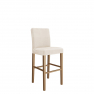 Čalúnená barová stolička s operadlom ST95