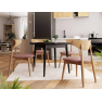 Okrúhly stôl Vidariko FI 100 so 6 stoličkami ST80 01 Okrúhly stôl Vidariko FI 100 so 6 stoličkami ST80 01