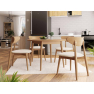 Okrúhly stôl Vidariko FI 100 so 6 stoličkami ST80 01 Okrúhly stôl Vidariko FI 100 so 6 stoličkami ST80 01