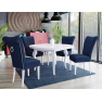 Stôl Julia FI 100 so 4 stoličkami ST65  Stôl Julia FI 100 so 4 stoličkami ST65
