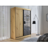 Šatníková skriňa s posuvnými dvermi Birelto II 150 2D Šatníková skriňa s posuvnými dvermi Birelto II 150 2D