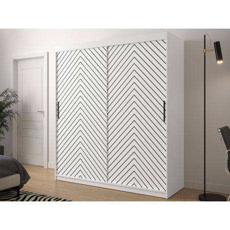Moderná posuvná skriňa Ratintu 1 180 cm