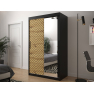 Moderná šatníková skriňa so zrkadlom Ratintu 2 120 cm