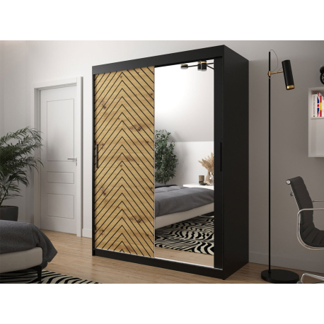 Posuvná skriňa so zrkadlom Ratintu 2 150 cm
