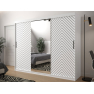 Posuvná skriňa so zrkadlom Ratintu 250 cm