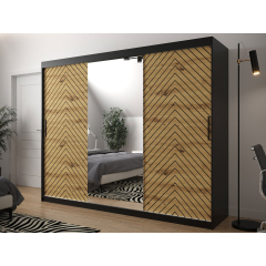 Posuvná skriňa so zrkadlom Ratintu 250 cm