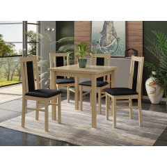 Stôl so 4 stoličkami - AL27