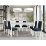 Rozkladací jedálenský stôl so 6 stoličkami AL03