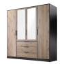Šatníková skriňa so zrkadlom Pangaz D4