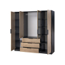 Šatníková skriňa so zrkadlom Pangaz D4