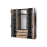 Šatníková skriňa so zrkadlom Pangaz D4