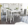 Rozkladací jedálenský stôl so 6 stoličkami - AL26