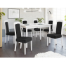 Rozkladací jedálenský stôl so 6 stoličkami - AL26