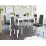 Rozkladací jedálenský stôl so 6 stoličkami - AL26
