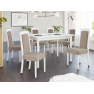 Rozkladací jedálenský stôl so 6 stoličkami - AL26