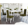 Rozkladací jedálenský stôl so 6 stoličkami - AL26