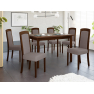 Rozkladací jedálenský stôl so 6 stoličkami - AL26