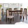 Rozkladací jedálenský stôl so 6 stoličkami - AL26