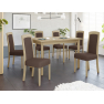 Rozkladací jedálenský stôl so 6 stoličkami - AL26
