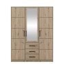 Šatníková skriňa so zrkadlom Korku D3 Šatníková skriňa so zrkadlom Korku D3