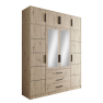 Šatníková skriňa so zrkadlom Korku D4