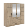 Šatníková skriňa so zrkadlom Korku D4