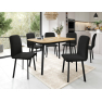 Jedálensky set so 6 stoličkami Grazpen S 130x80 Jedálensky set so 6 stoličkami Grazpen S 130x80