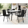 Jedálensky set so 6 stoličkami Grazpen S 130x80 Jedálensky set so 6 stoličkami Grazpen S 130x80
