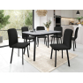 Jedálensky set so 6 stoličkami Grazpen S 130x80 Jedálensky set so 6 stoličkami Grazpen S 130x80