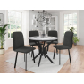 Jedálensky set so 4 stoličkami Kirtore M 90 Jedálensky set so 4 stoličkami Kirtore M 90
