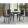 Jedálensky set Kirtore S 90 so 4 stoličkami Lekoz  Jedálensky set Kirtore S 90 so 4 stoličkami Lekoz