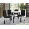 Jedálensky set Kirtore S 90 so 4 stoličkami Lekoz  Jedálensky set Kirtore S 90 so 4 stoličkami Lekoz