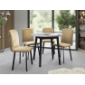 Jedálensky set Kirtore S 90 so 4 stoličkami Lekoz  Jedálensky set Kirtore S 90 so 4 stoličkami Lekoz