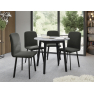 Jedálensky set Kirtore S 90 so 4 stoličkami Lekoz  Jedálensky set Kirtore S 90 so 4 stoličkami Lekoz