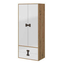 Dvojdverová šatníková skriňa Tikrote 80 TE01